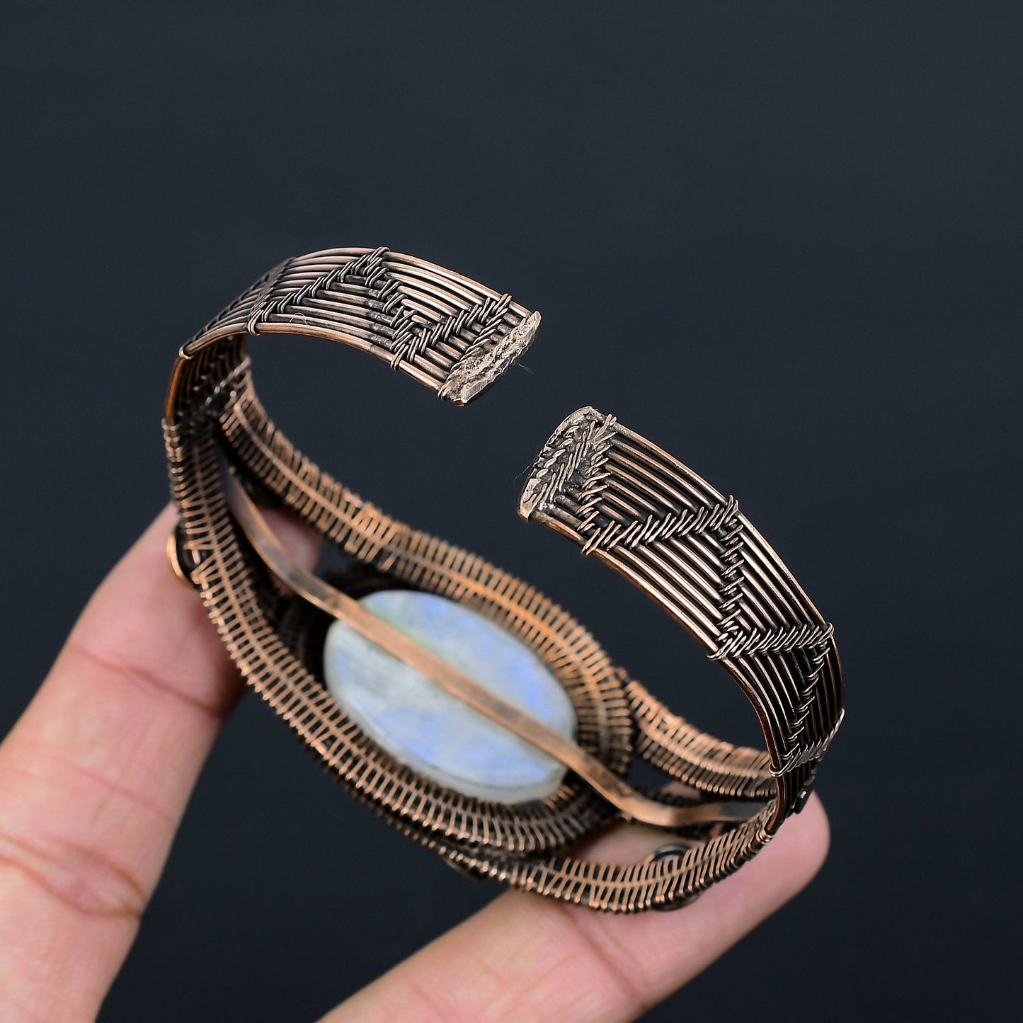 Rainbow Moonstone Gemstone Bracelet