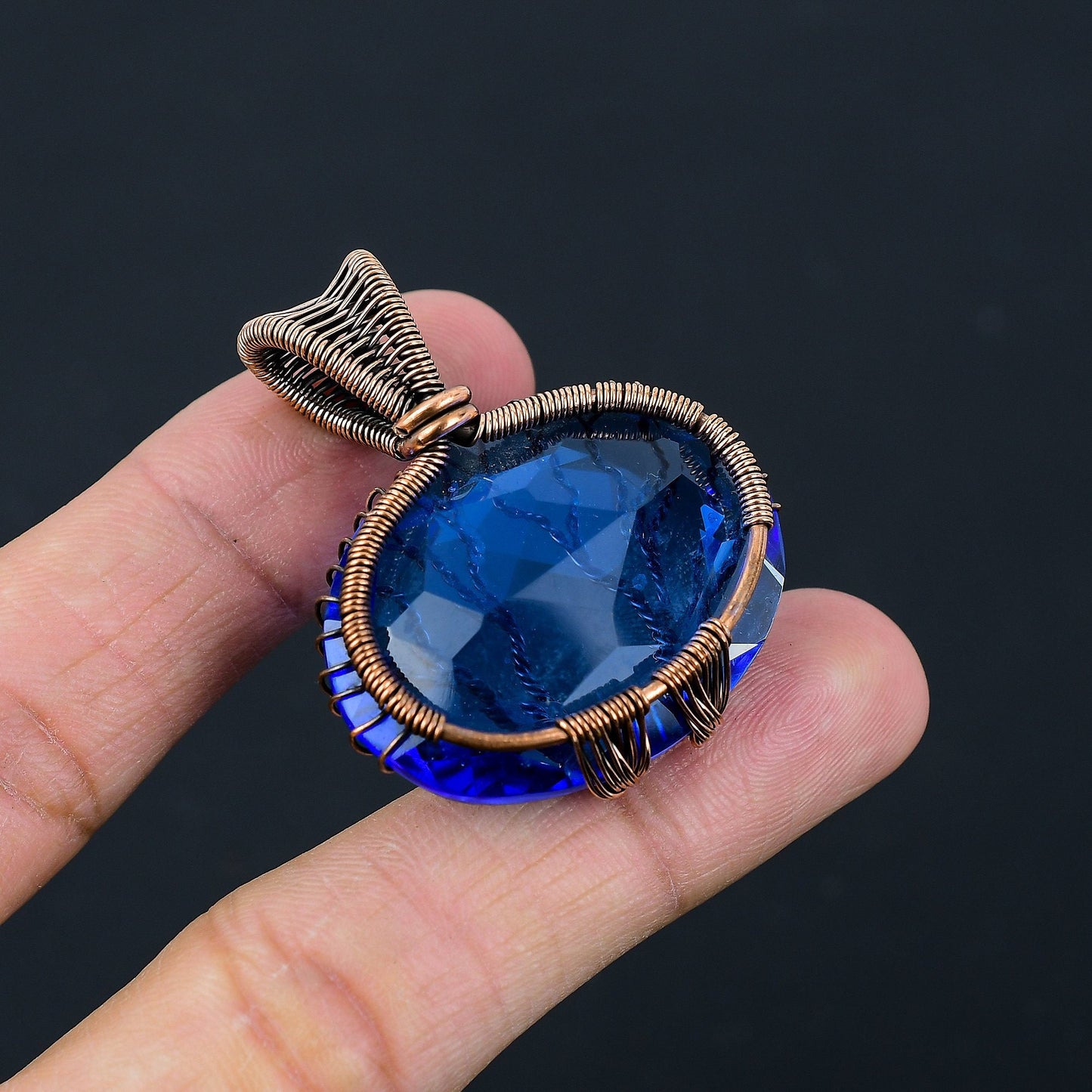 Blue Tanzanite Gemstone Pendant