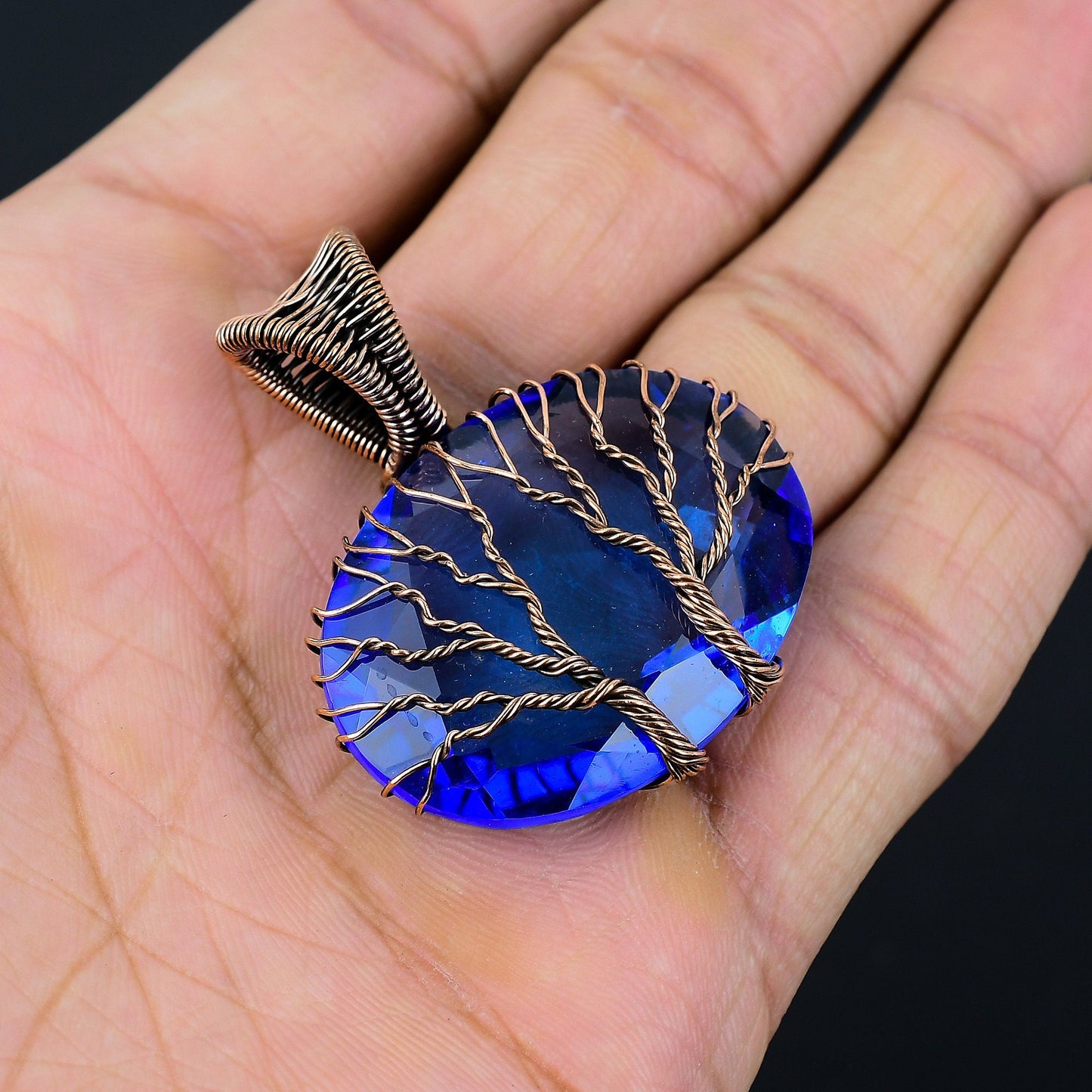 Blue Tanzanite Gemstone Pendant