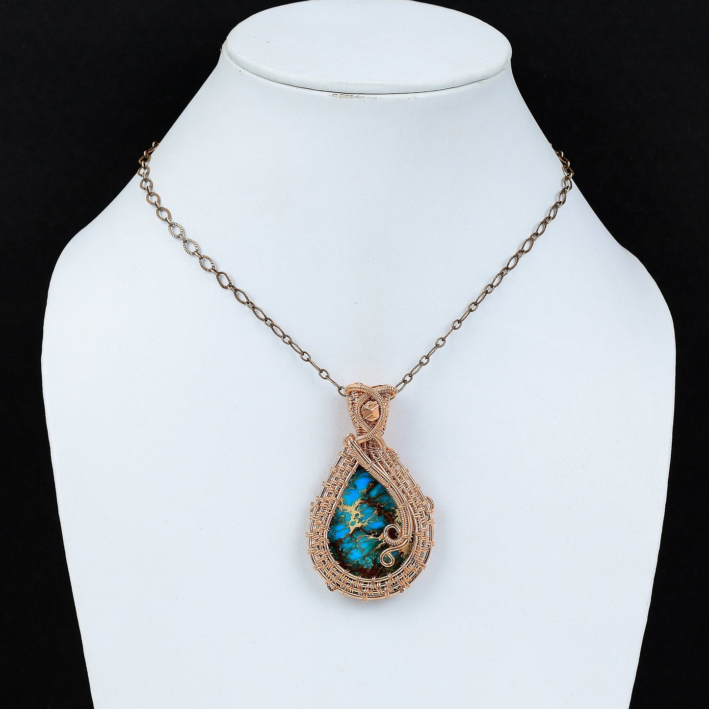 Pink Sea Sediment Jasper Gemstone Pendant