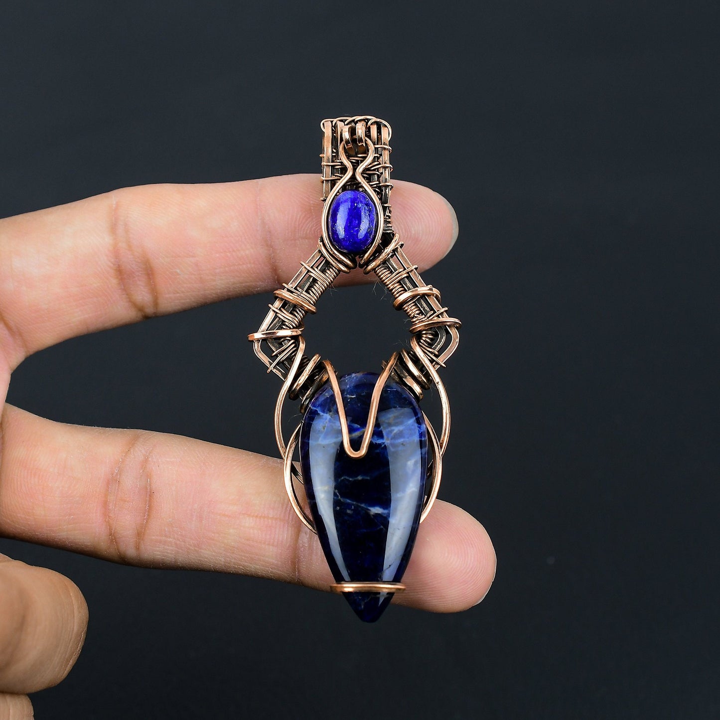 Blue Sodalite Gemstone Pendant