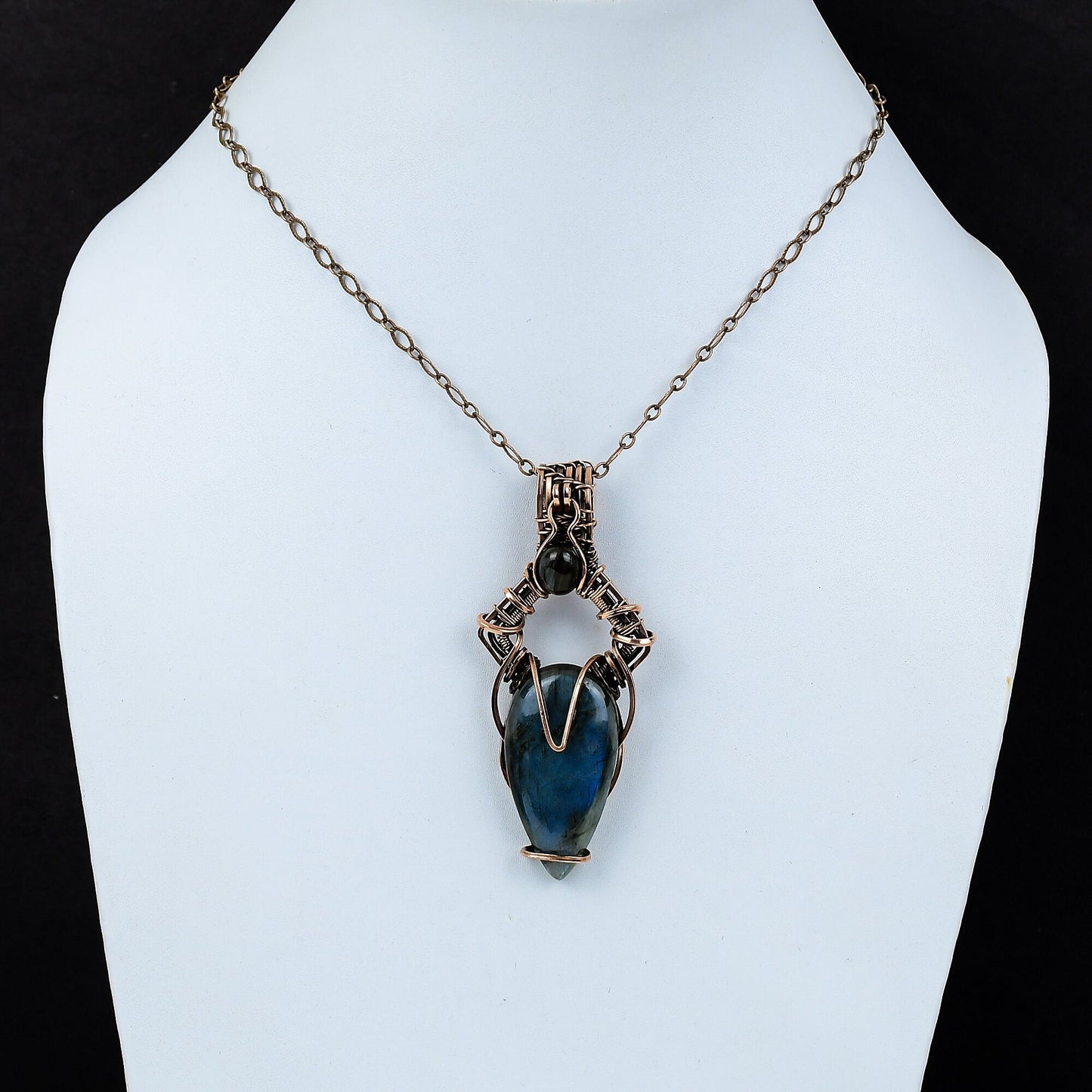 Blue Labradorite Gemstone Pendant