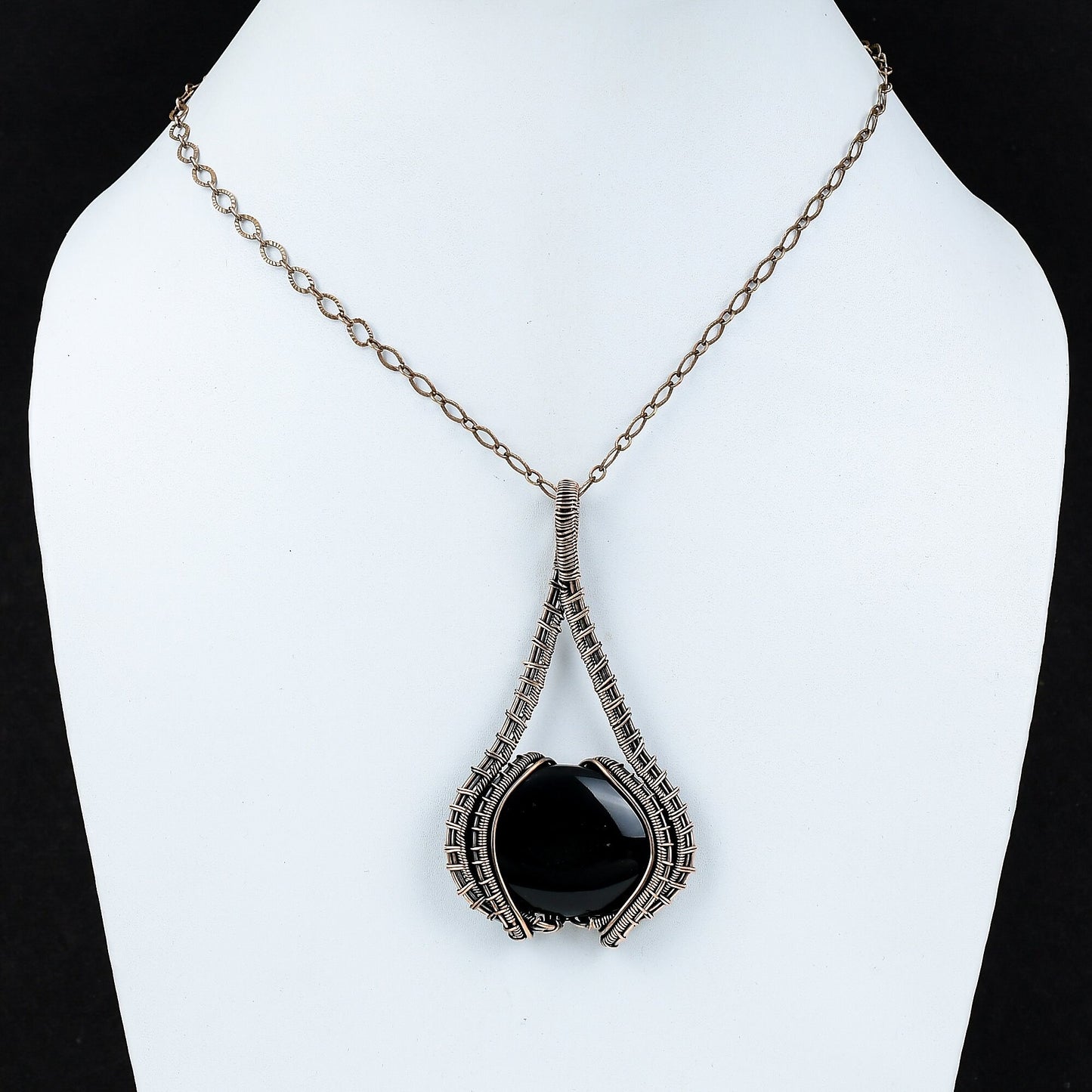 Black Onyx Gemstone Pendant