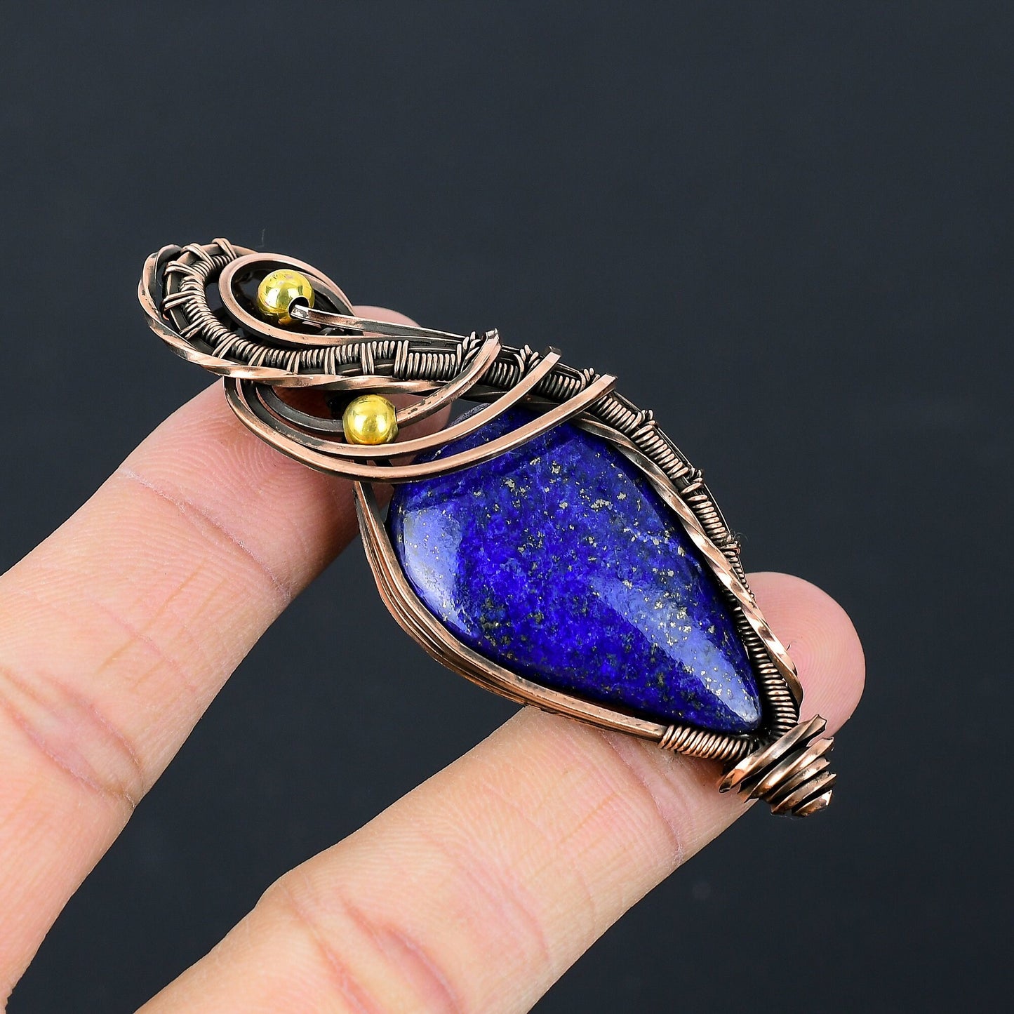 Blue Lapis Lazuli Gemstone Pendant