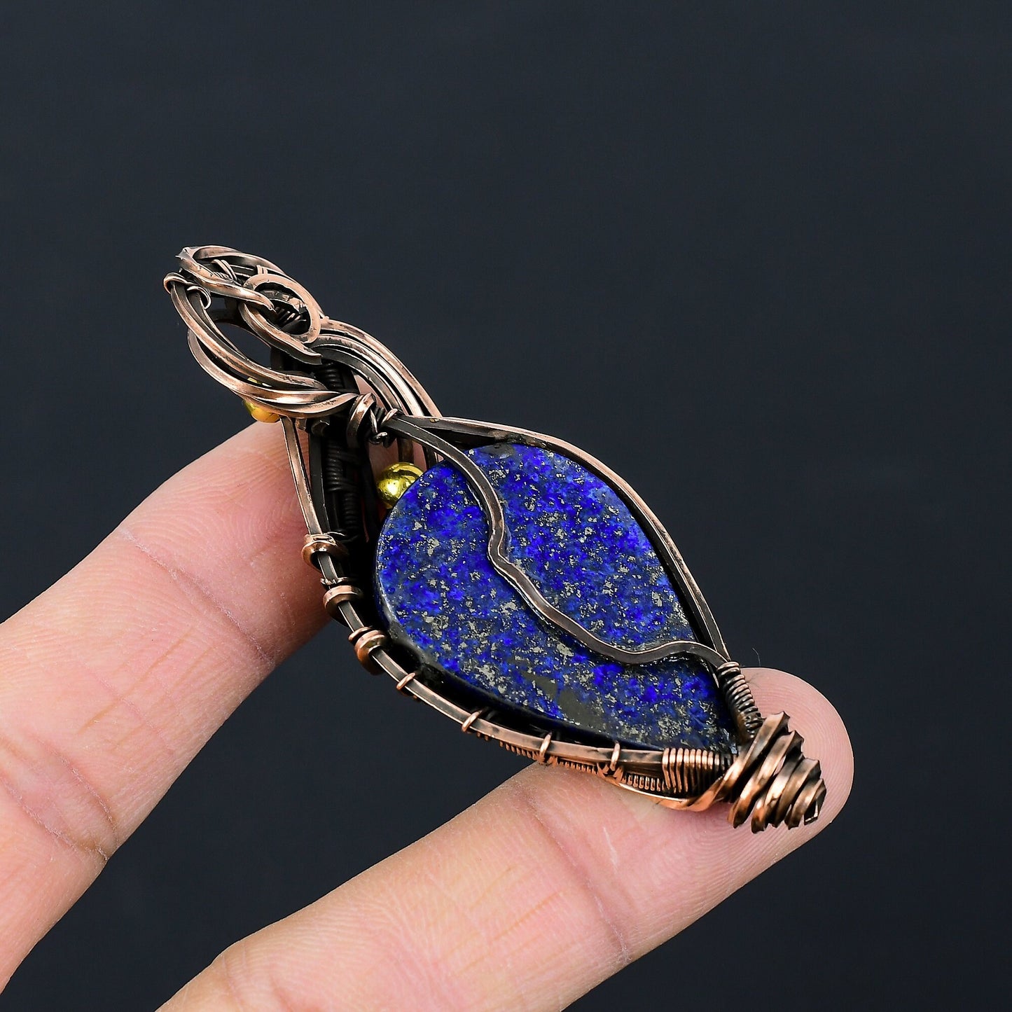 Blue Lapis Lazuli Gemstone Pendant