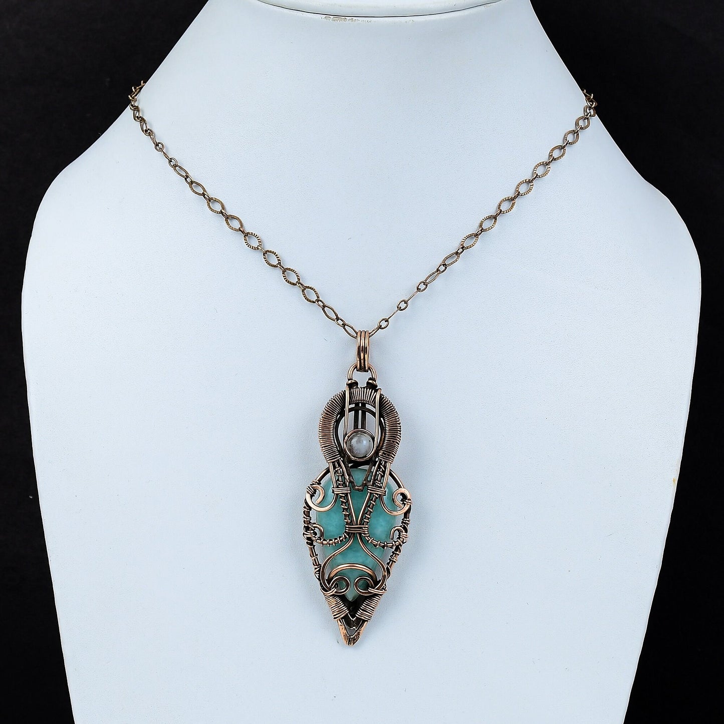 Green Amazonite Gemstone Pendant