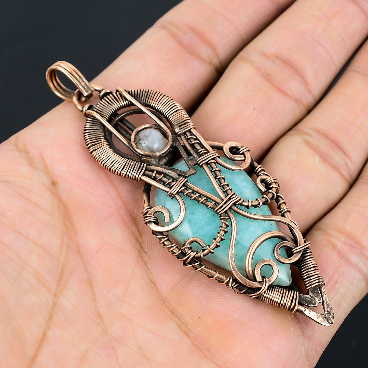 Green Amazonite Gemstone Pendant