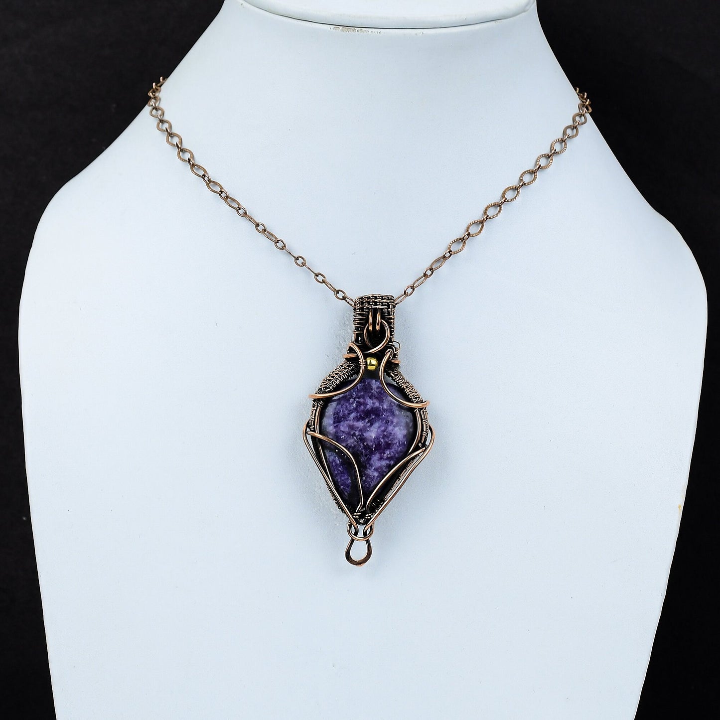 Purple Lepidolite Gemstone Pendant