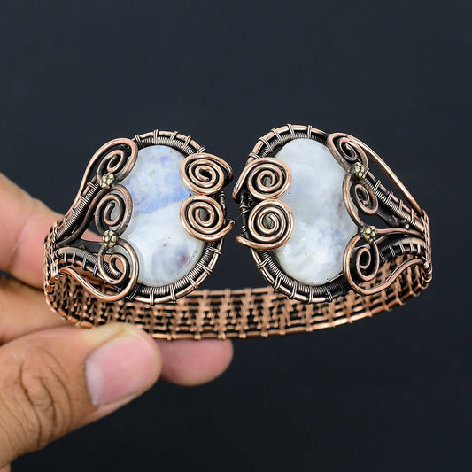 Rainbow Moonstone Gemstone Bracelet