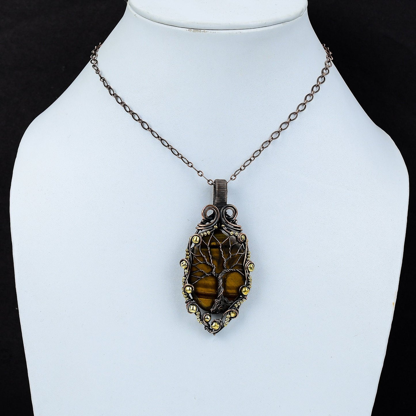 Golden Tiger Eye Gemstone Pendant