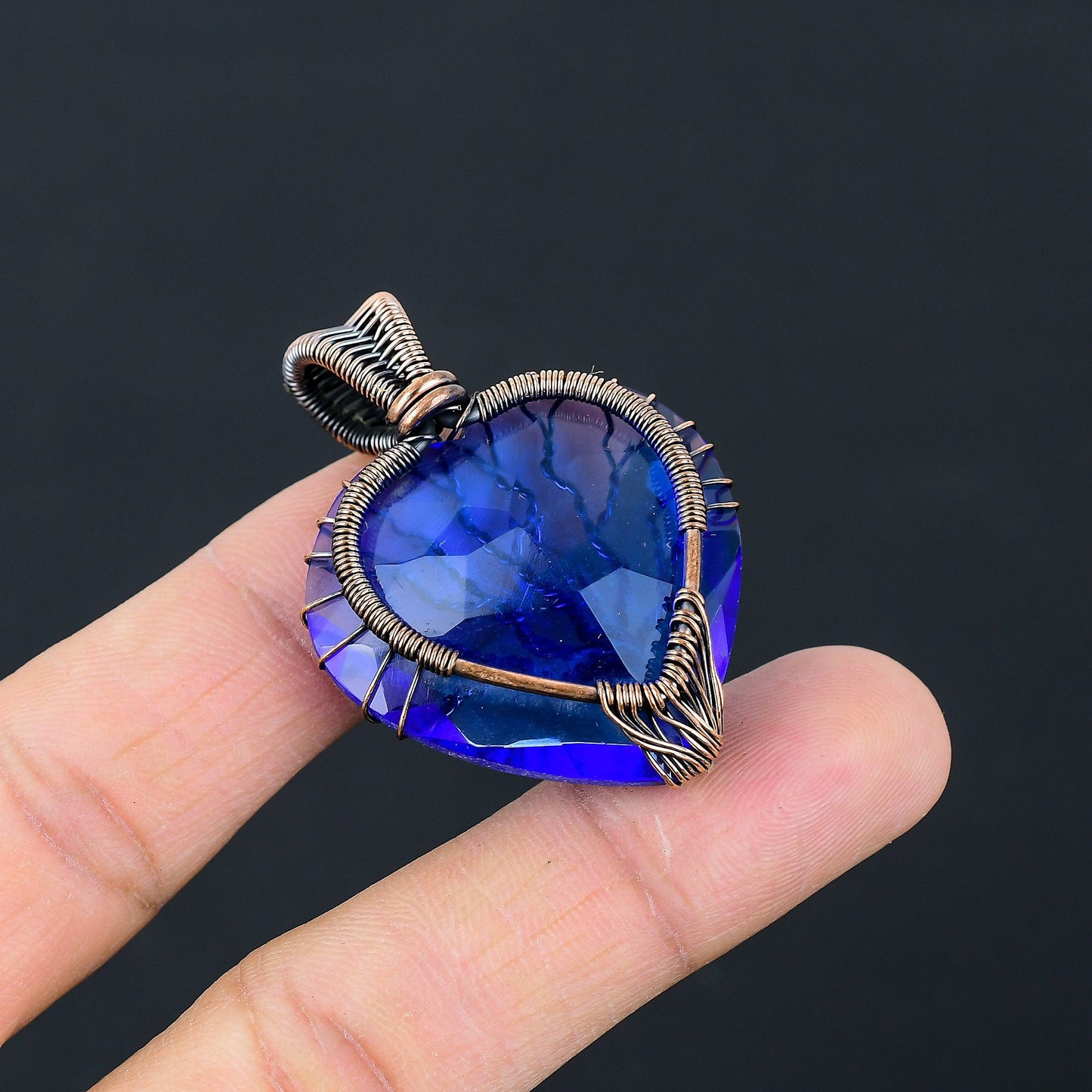 Blue Tanzanite Gemstone Pendant