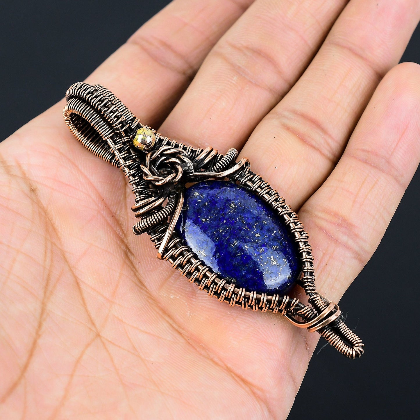 Blue Lapis Lazuli Gemstone Pendant
