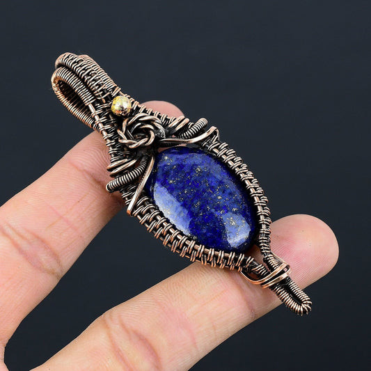 Blue Lapis Lazuli Gemstone Pendant
