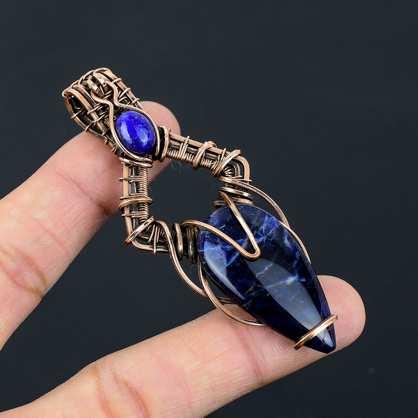 Blue Sodalite Gemstone Pendant