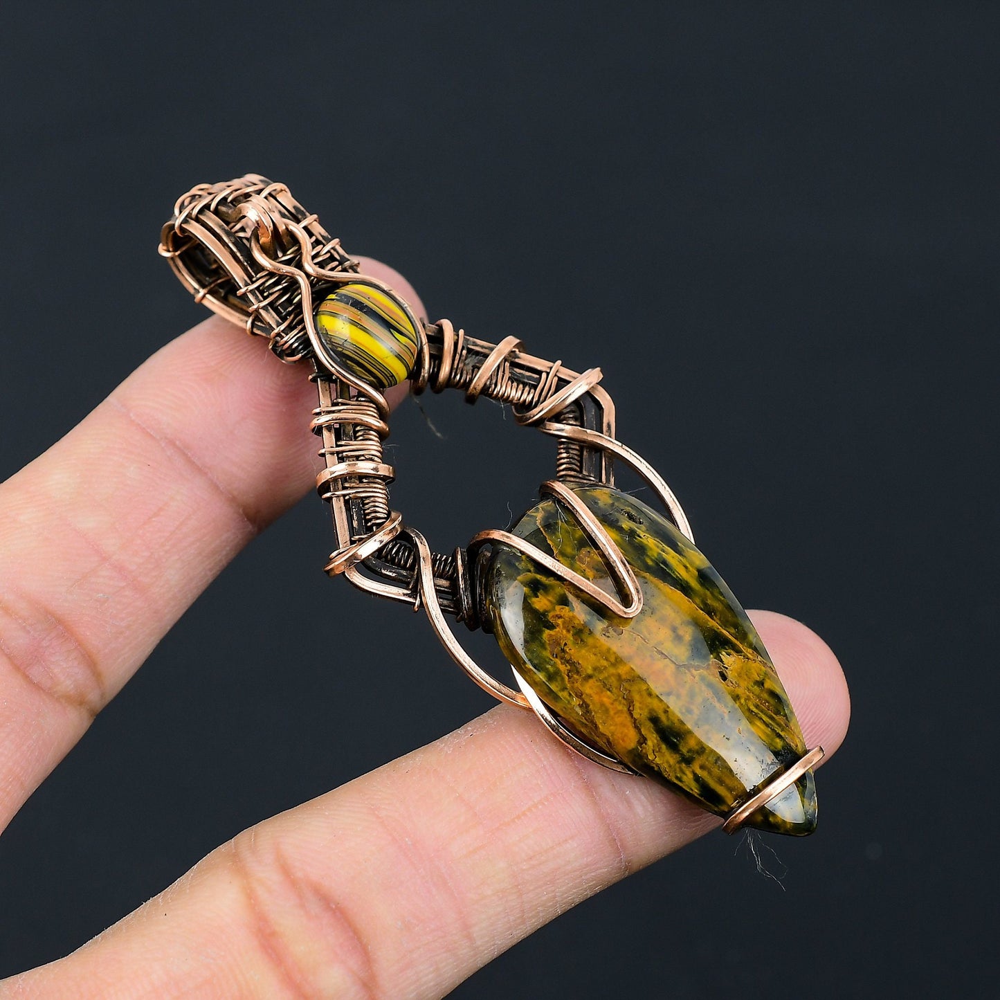 Golden Tiger Eye Gemstone Pendant