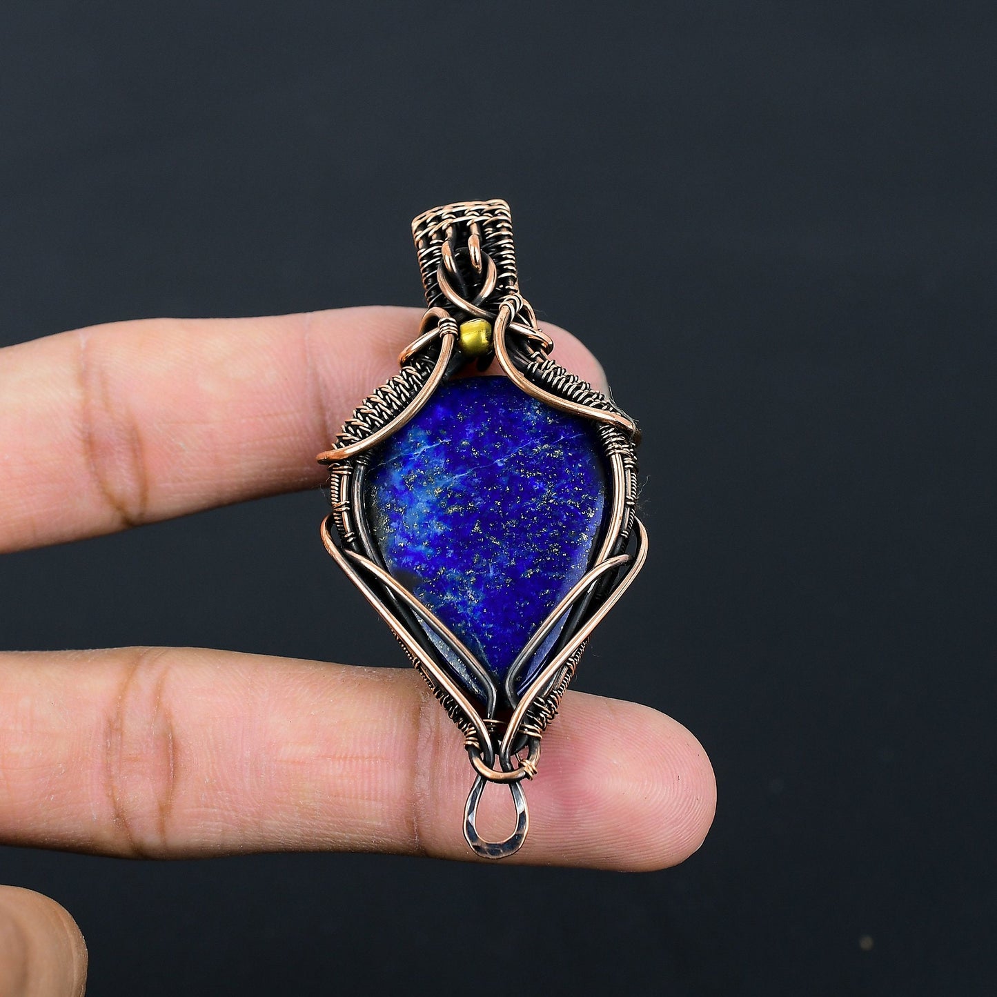 Blue Lapis Lazuli Gemstone Pendant
