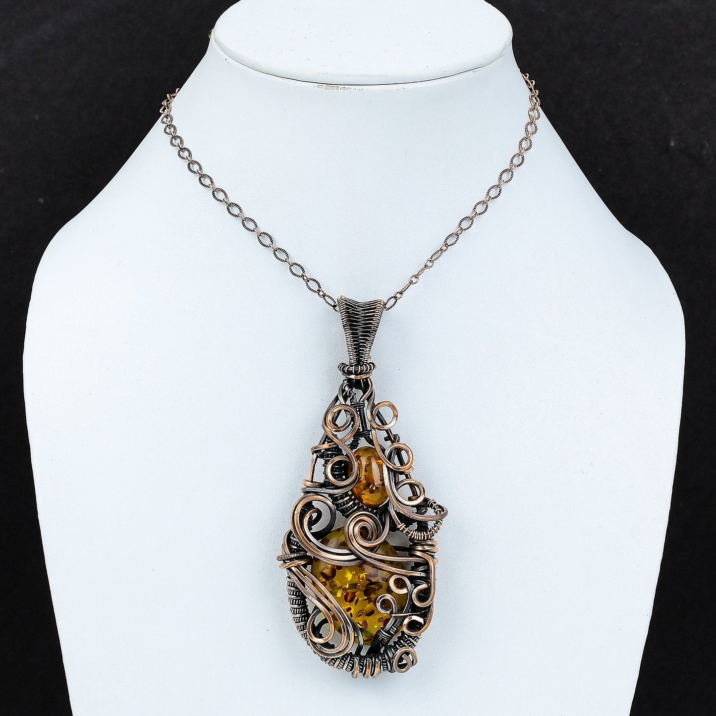 Honey Amber Gemstone Pendant