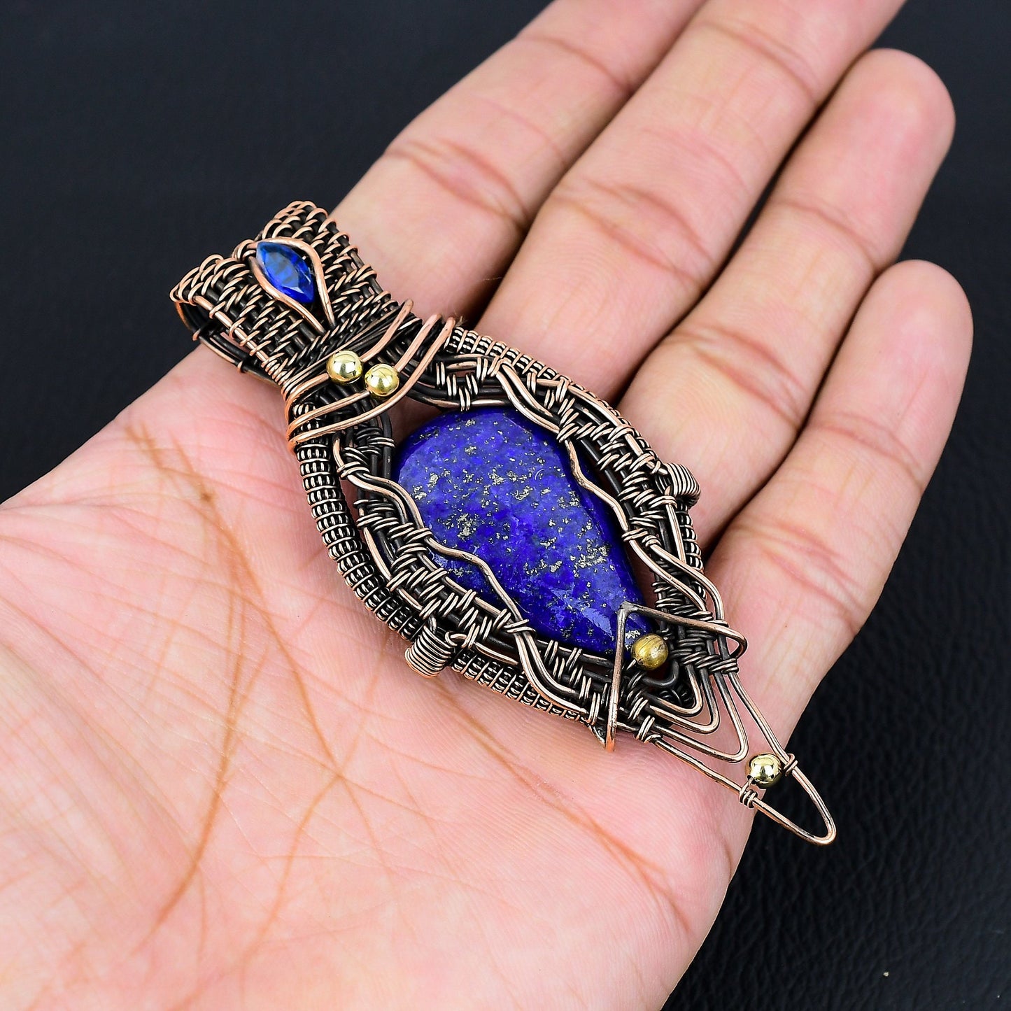 Blue Lapis Lazuli Gemstone Pendant