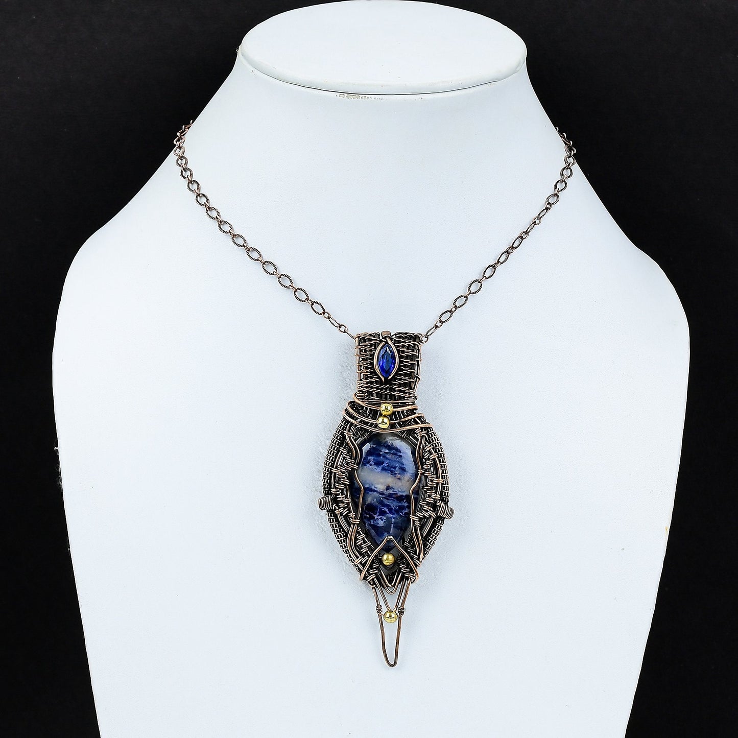 Blue Sodalite Gemstone Pendant