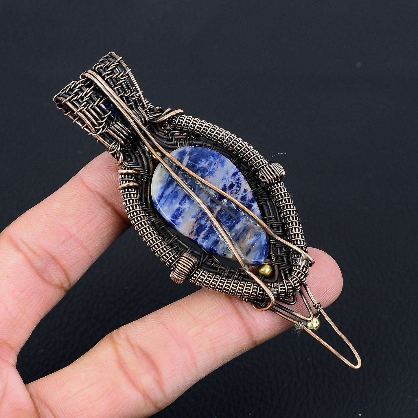 Blue Sodalite Gemstone Pendant