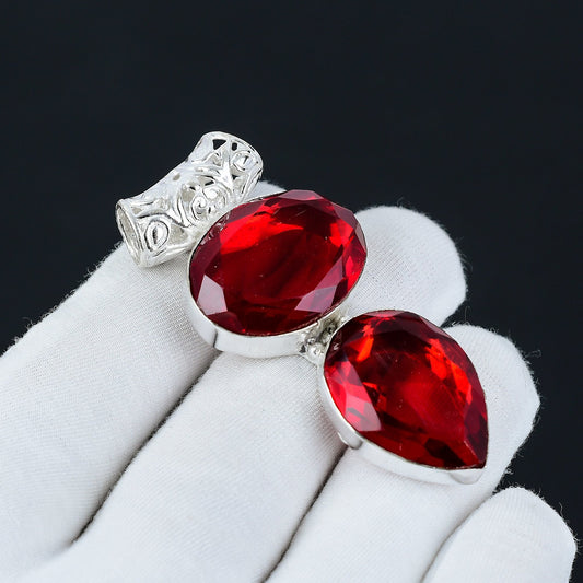 Red Garnet Gemstone Pendant