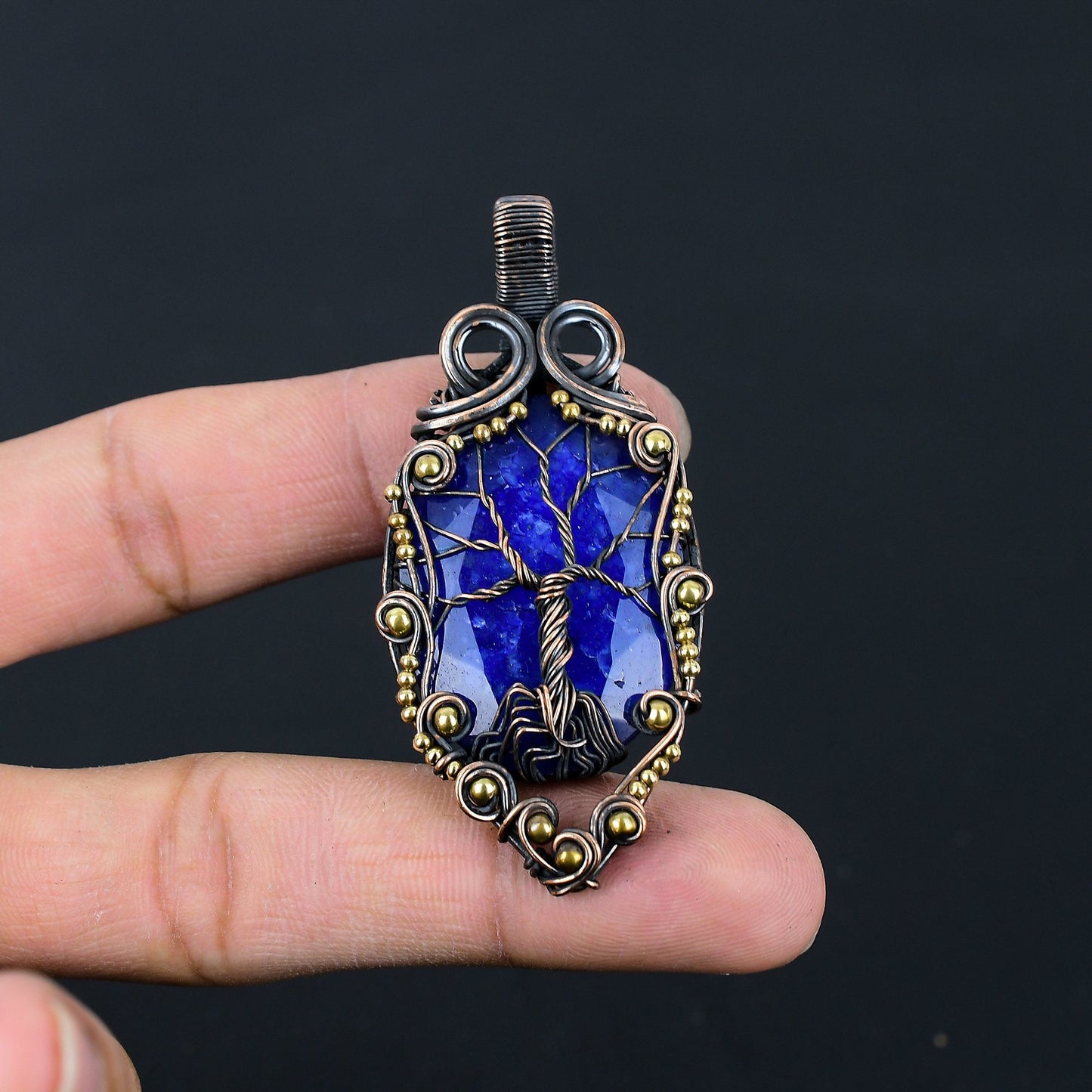 Blue Sapphire Gemstone Pendant