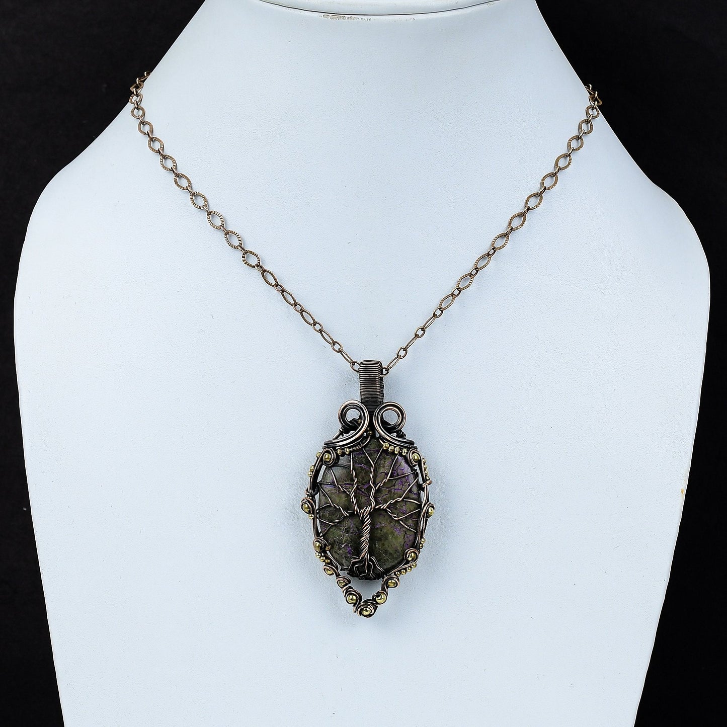 Purple Purpurite Gemstone Pendant