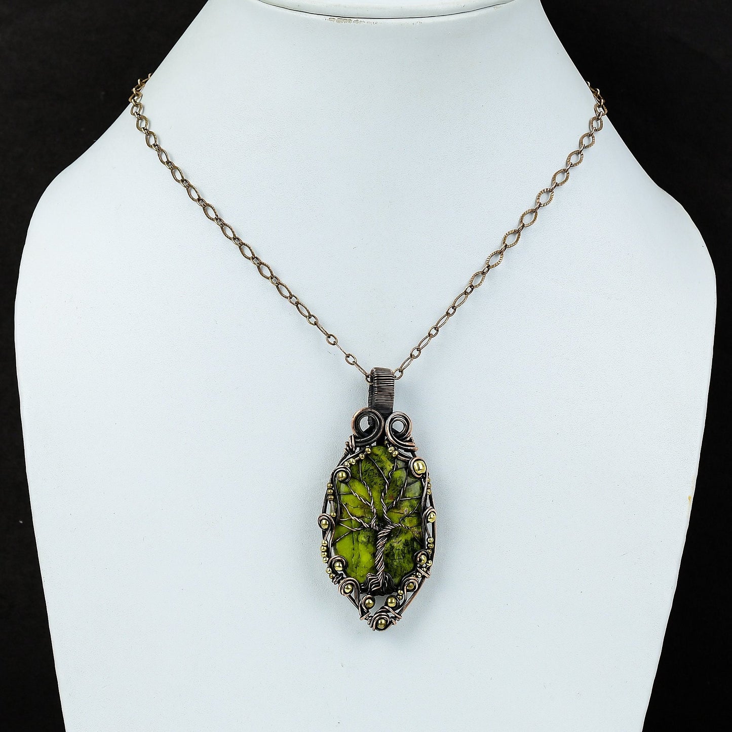 Green Atlantisite Gemstone Pendant
