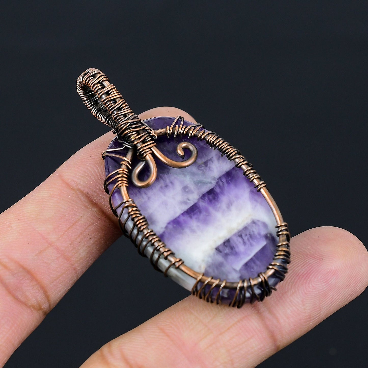 Purple Amethyst Gemstone Pendant