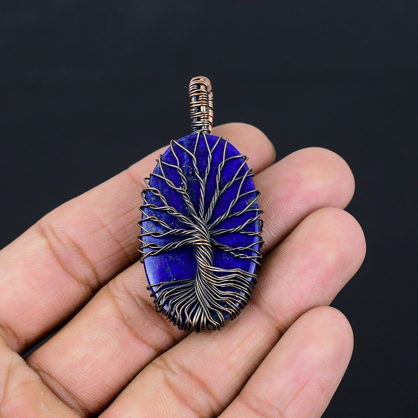 Blue Lapis Lazuli Gemstone Pendant