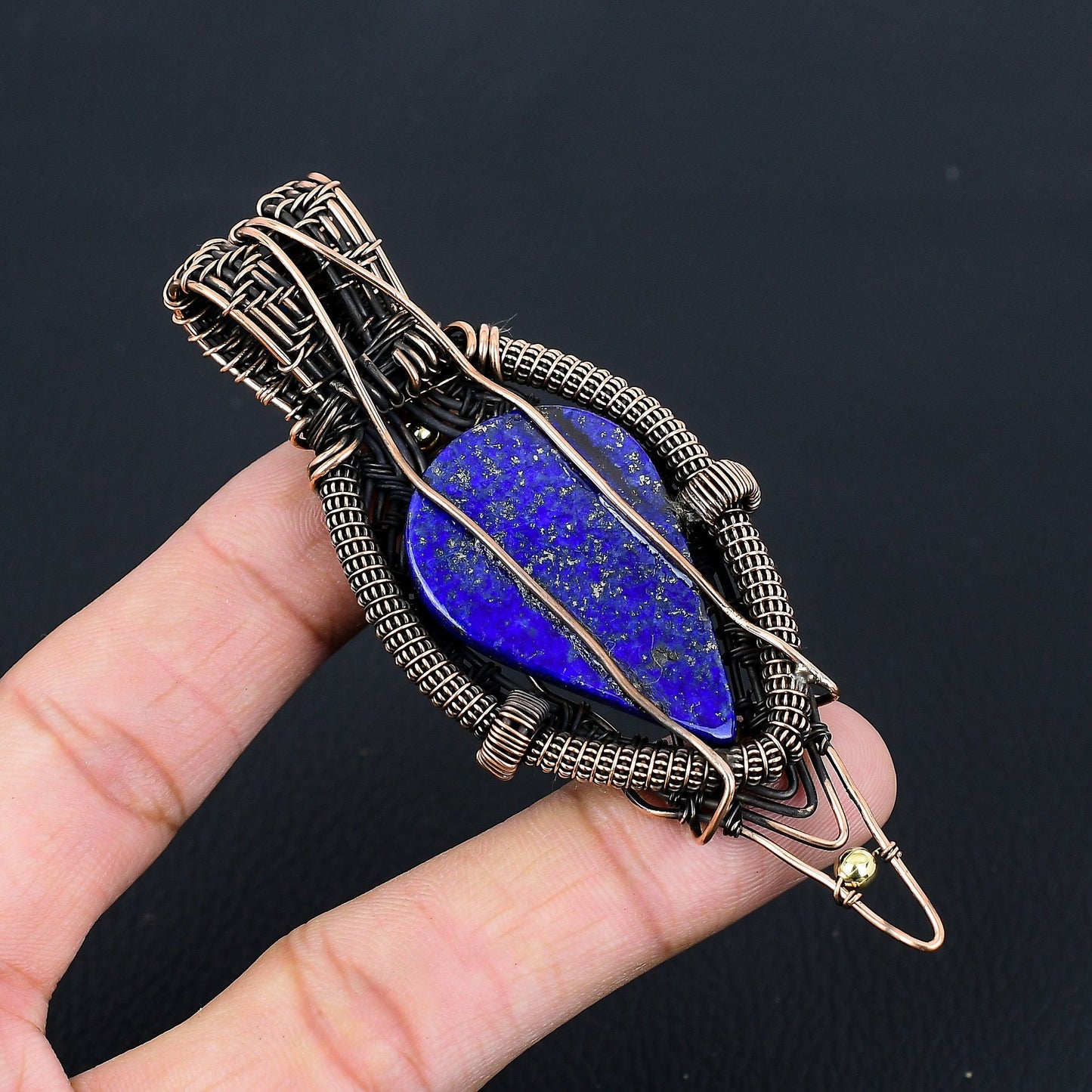 Blue Lapis Lazuli Gemstone Pendant