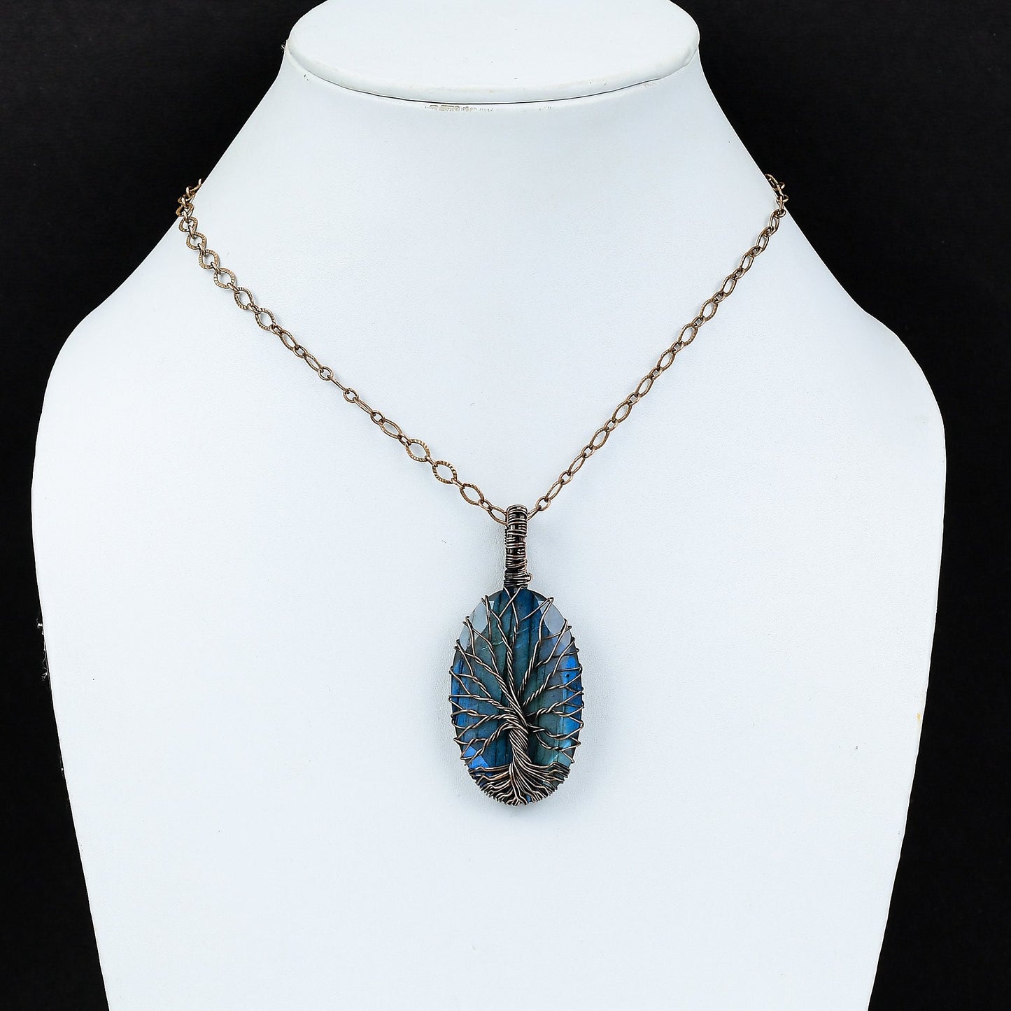 Blue Labradorite Gemstone Pendant