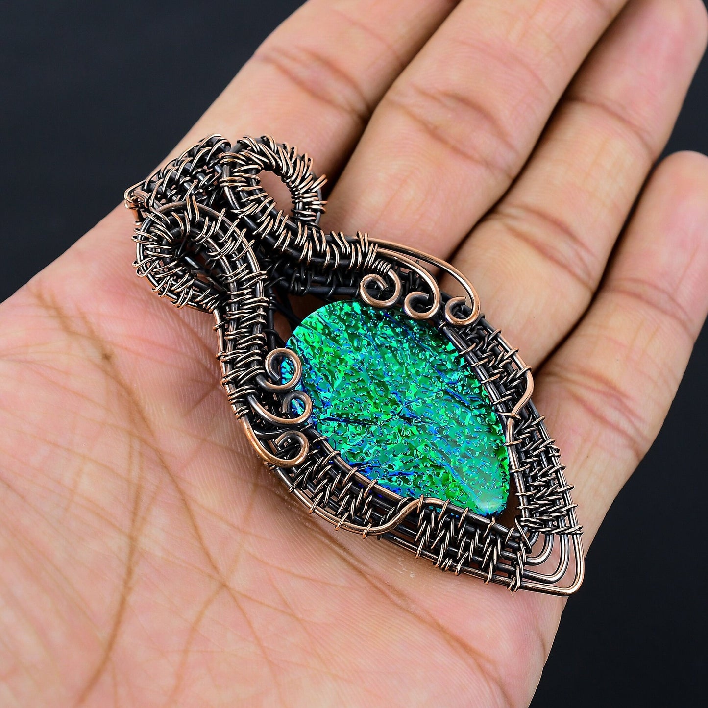 Blue Opal Gemstone Pendant
