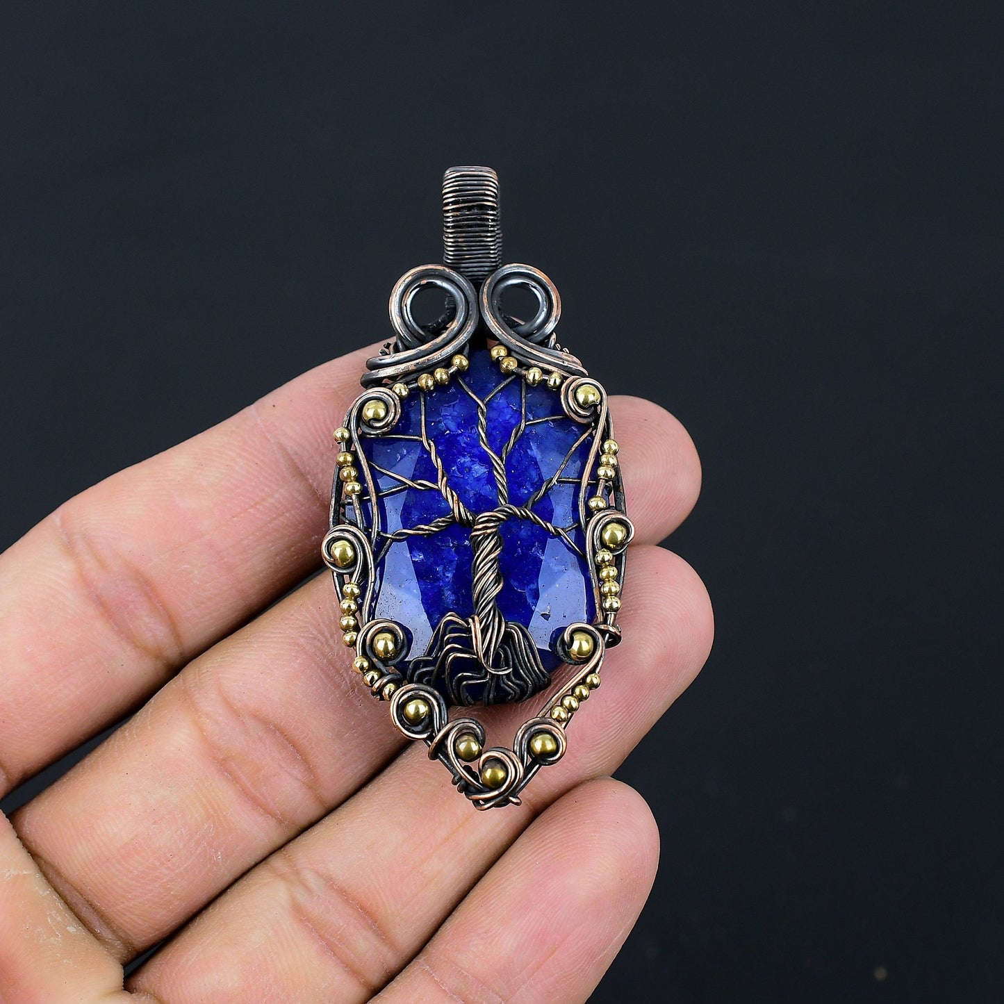 Blue Sapphire Gemstone Pendant