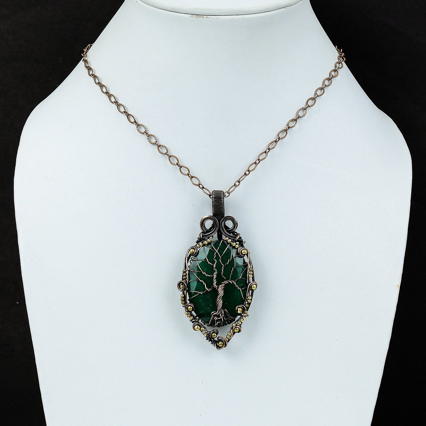 Green Zambian Emerald Gemstone Pendant