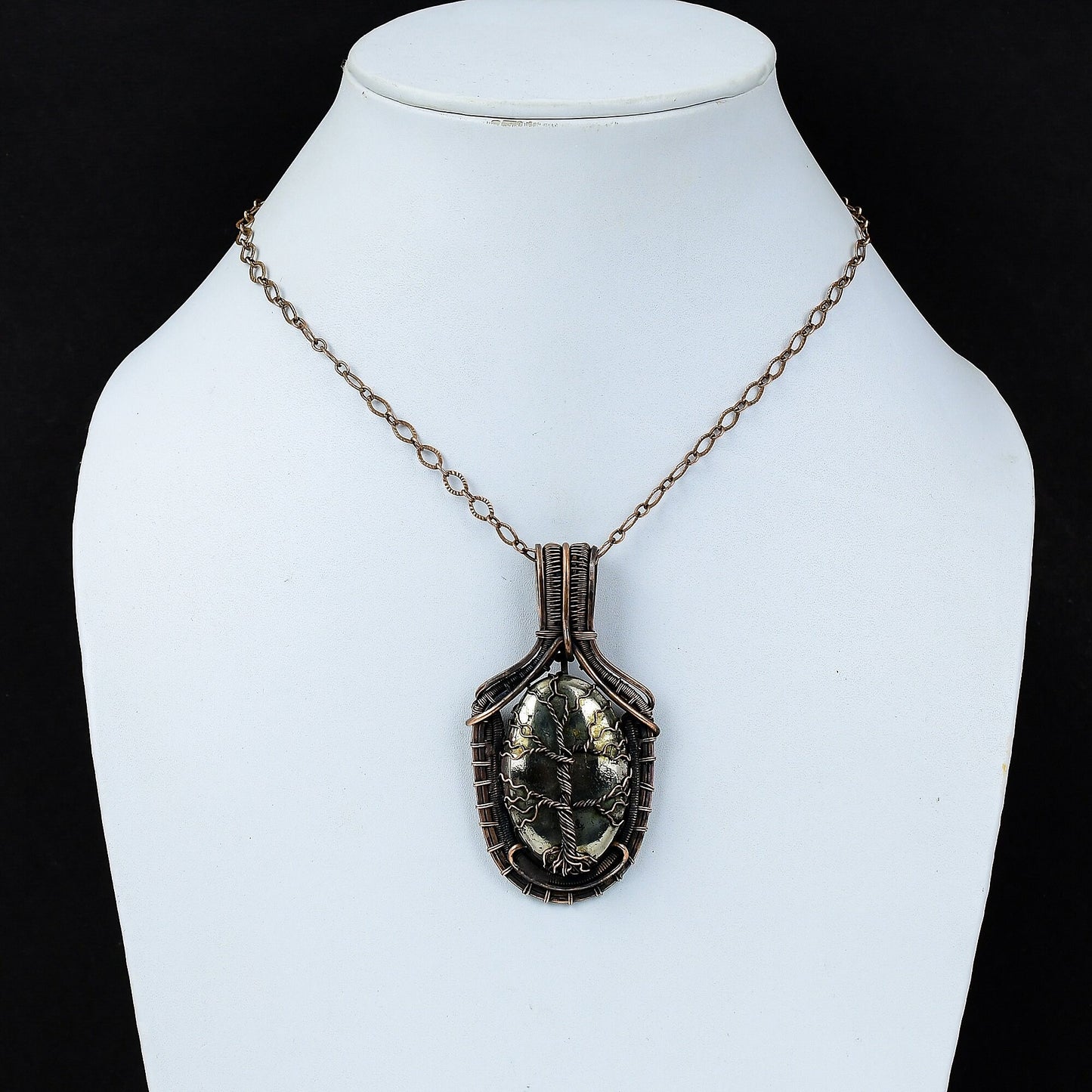 Golden Pyrite Gemstone Pendant