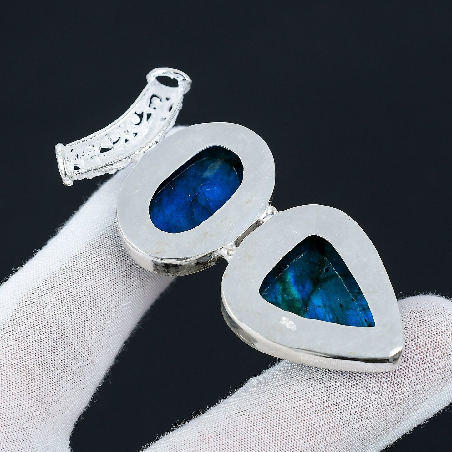 Blue Labradorite Gemstone Pendant