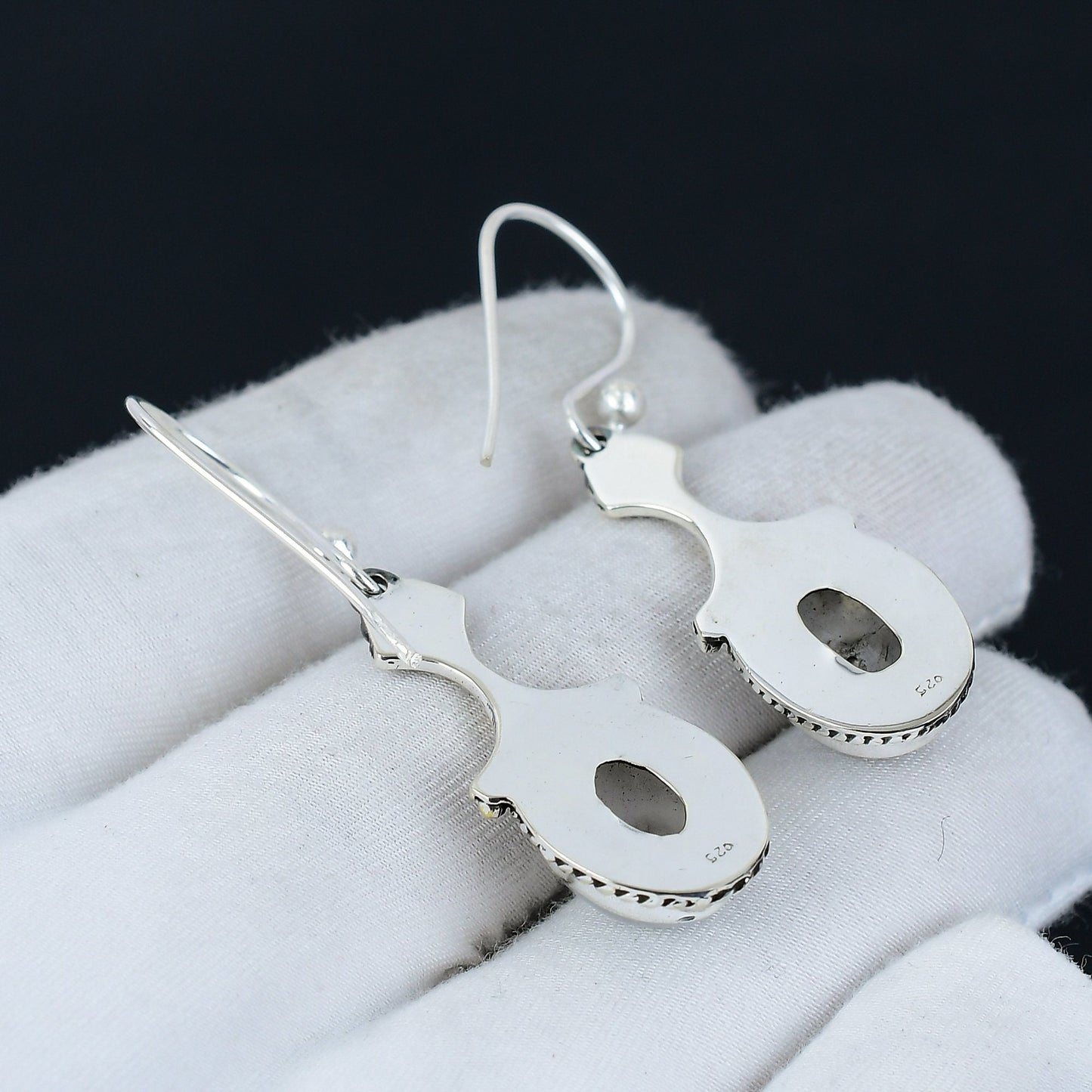 Rainbow Moonstone Gemstone Earrings