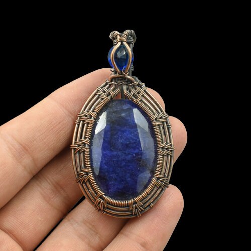 Blue Sapphire Gemstone Pendant