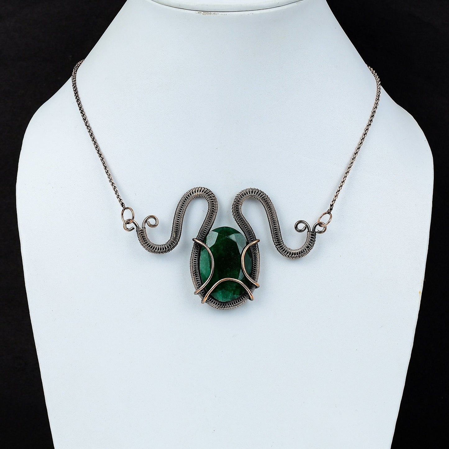 Emerald Green Gemstone Pendant
