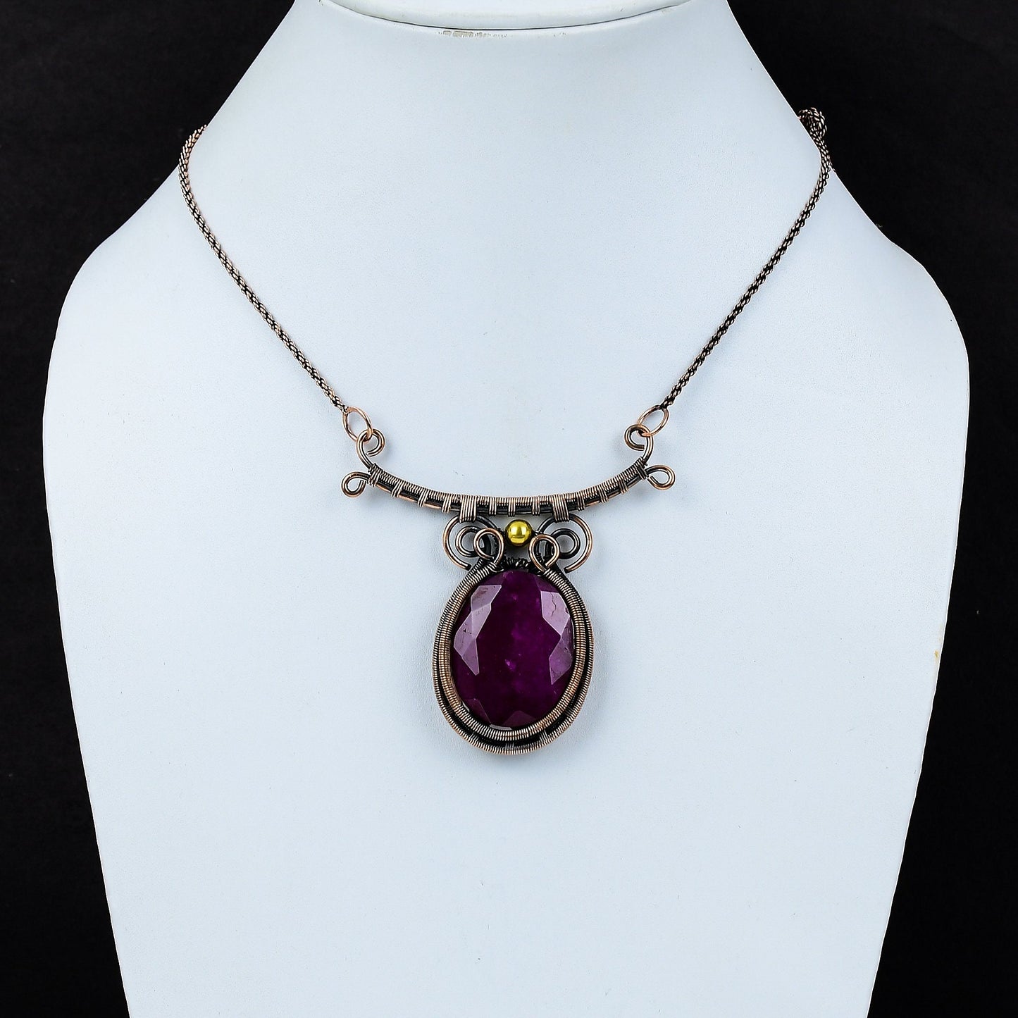 Red Ruby Gemstone Pendant