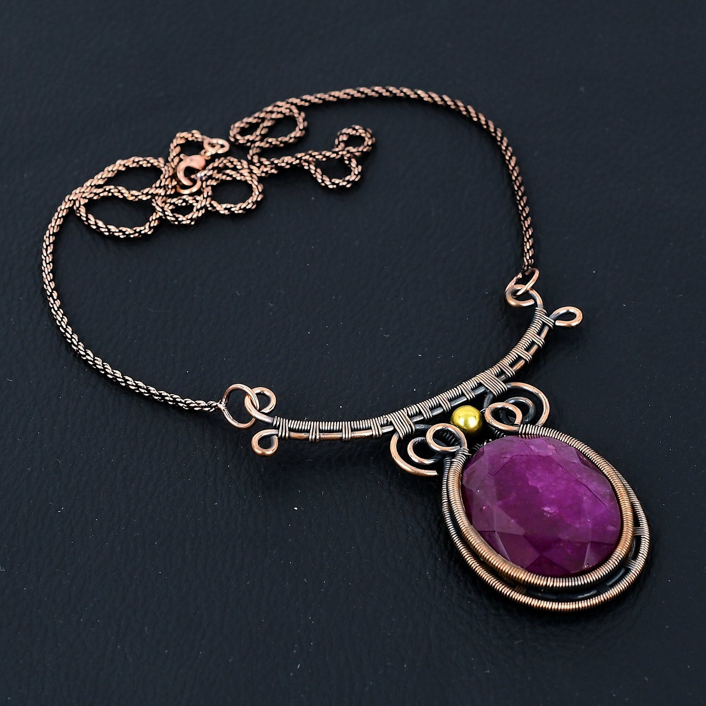 Red Ruby Gemstone Pendant