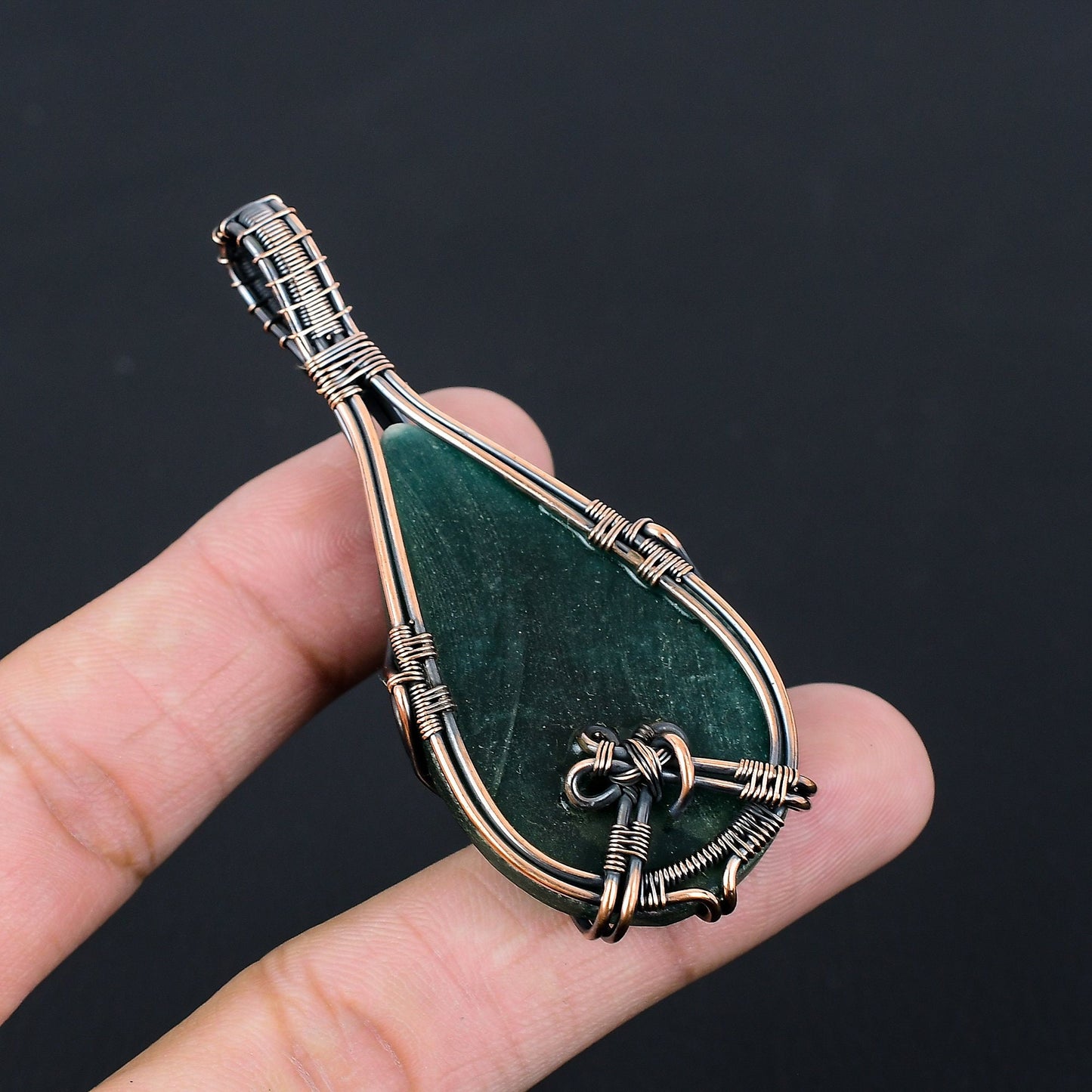 Green Emerald Gemstone Pendant