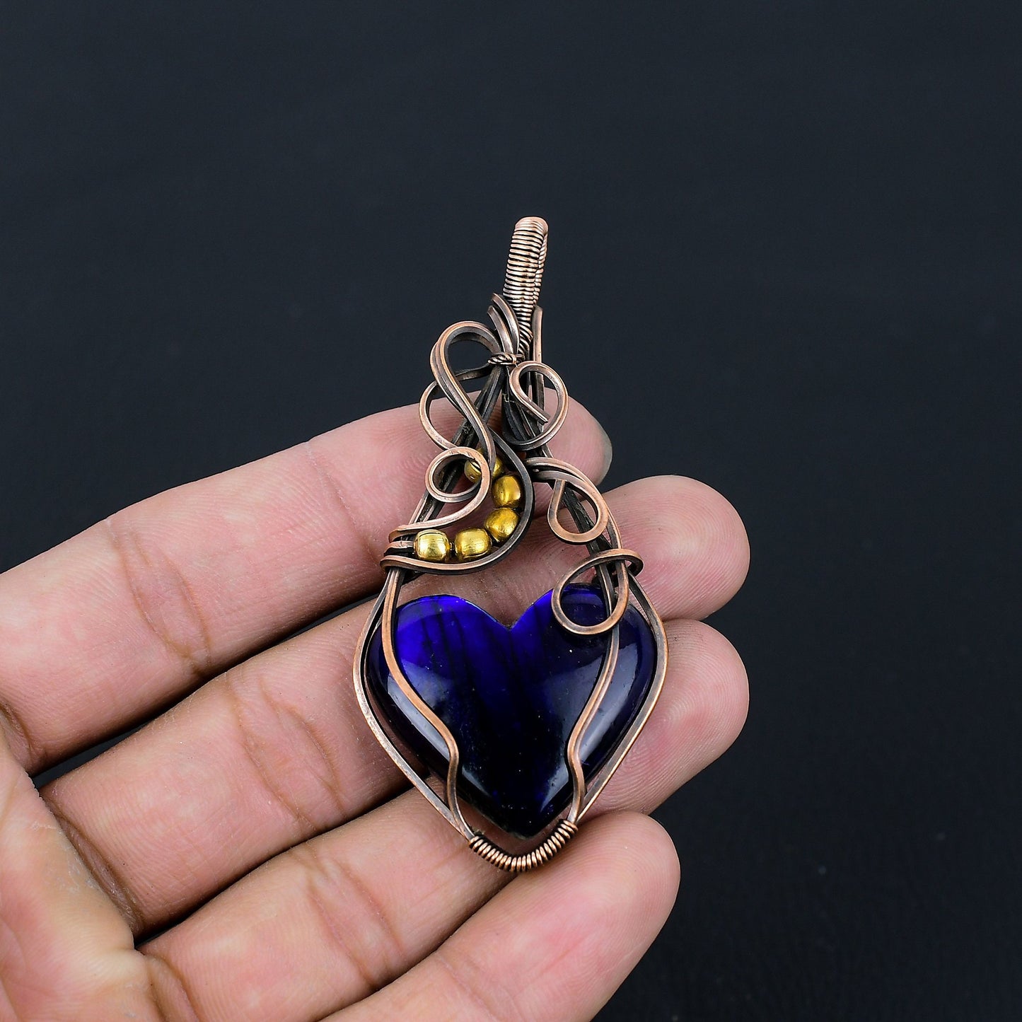 Blue Labradorite Gemstone Pendant