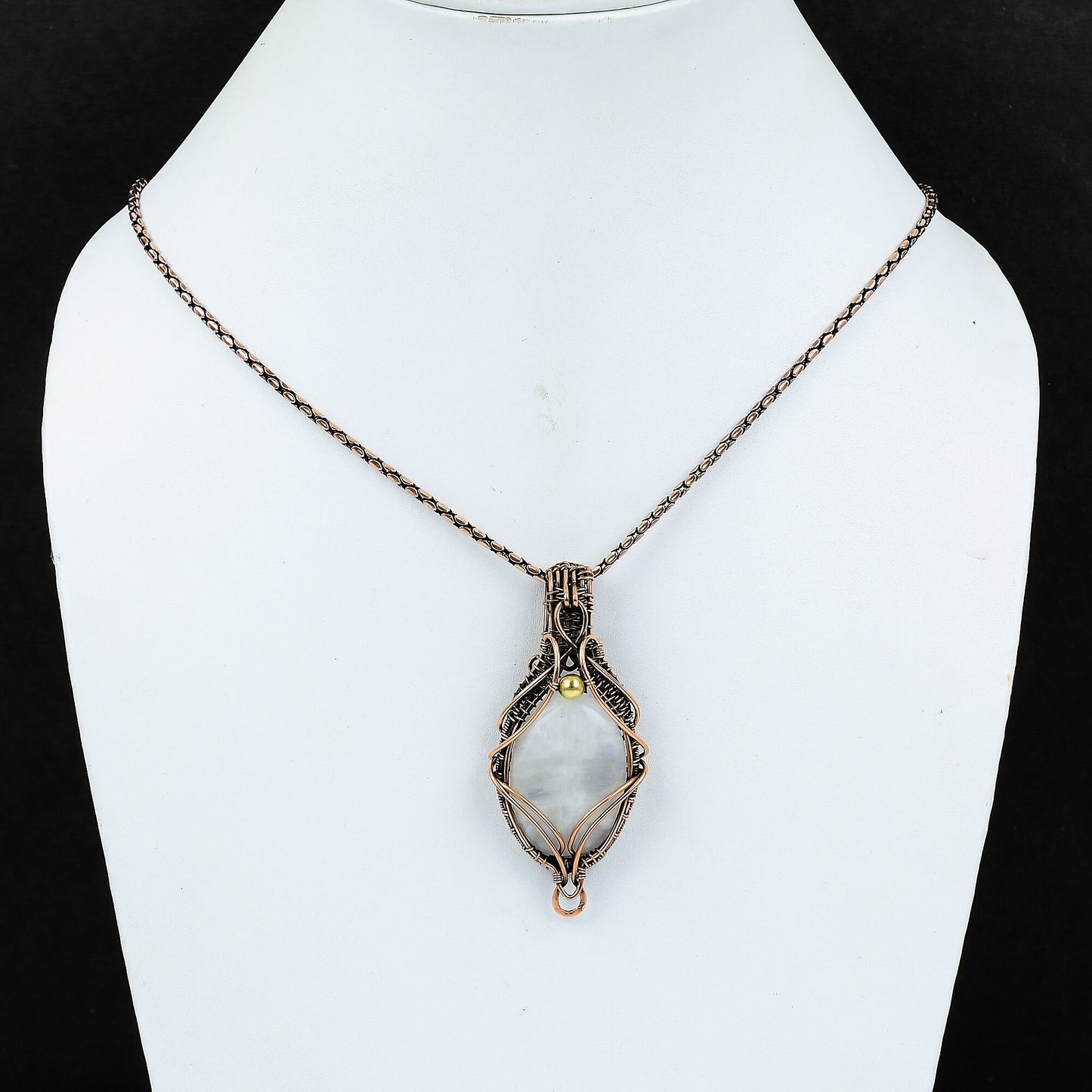 Rainbow Moonstone Gemstone Pendant
