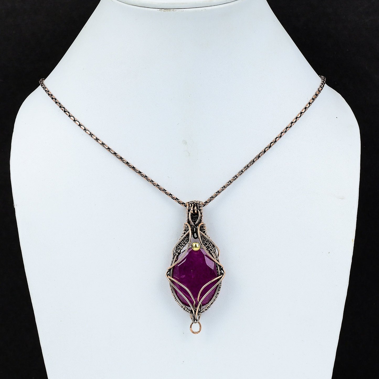 Red Ruby Gemstone Pendant