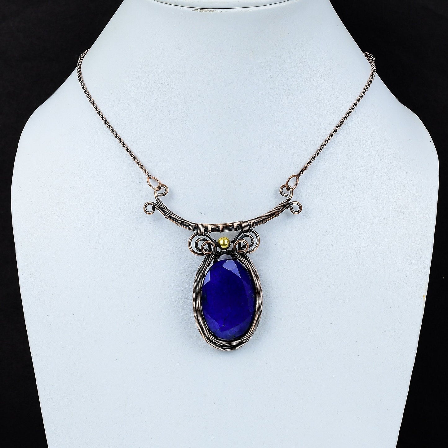 Blue Sapphire Gemstone Pendant