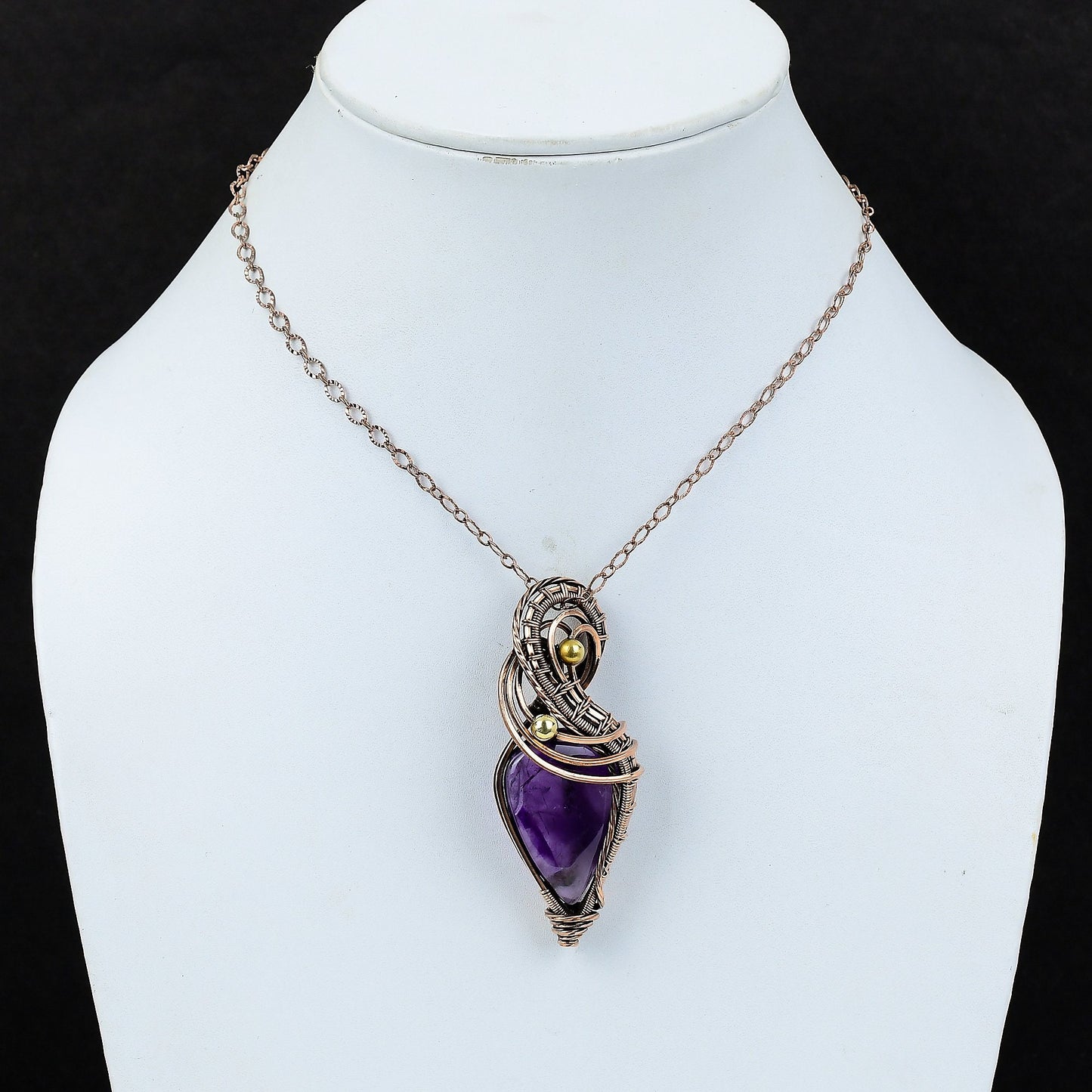 Purple Amethyst Gemstone Pendant