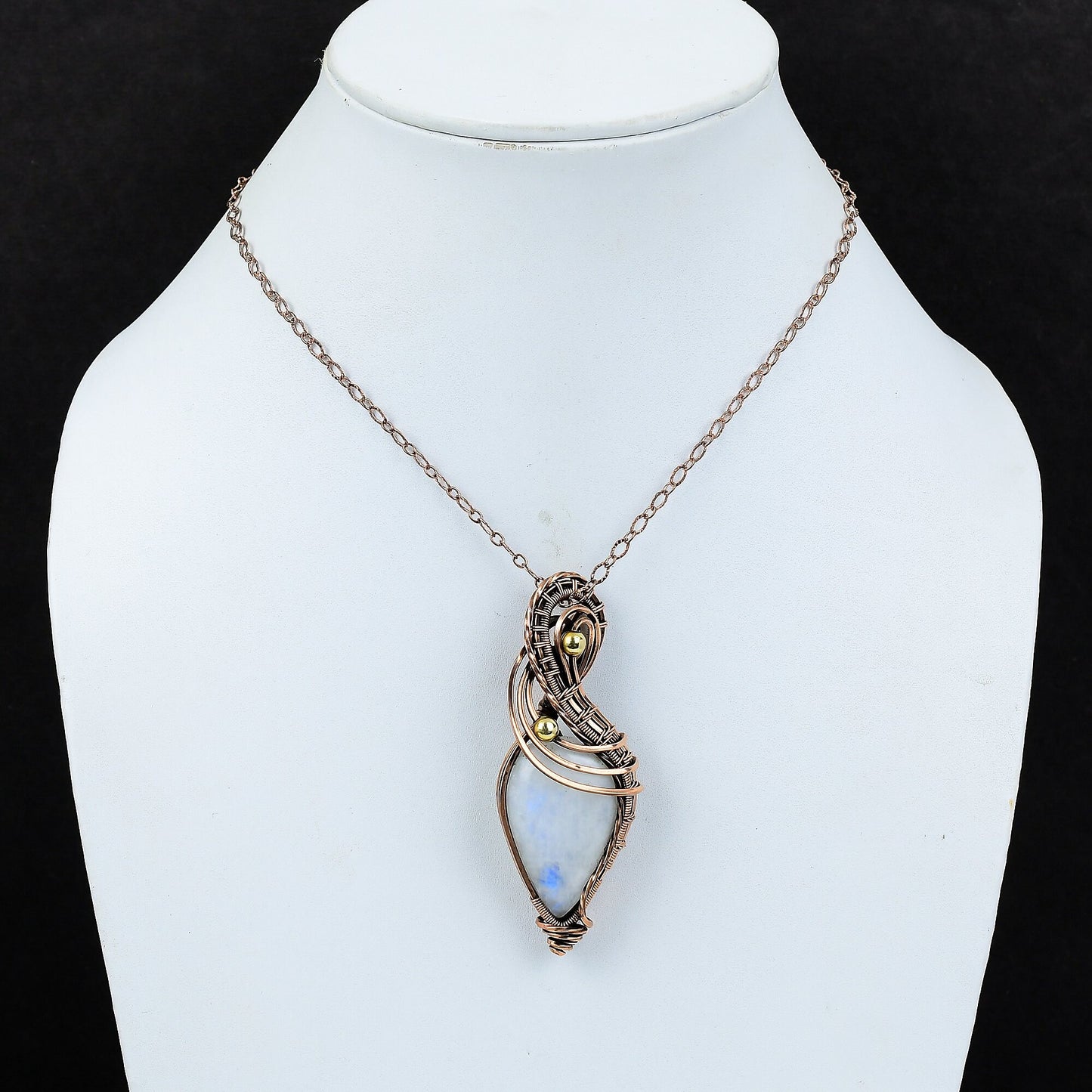 Rainbow Moonstone Gemstone Pendant