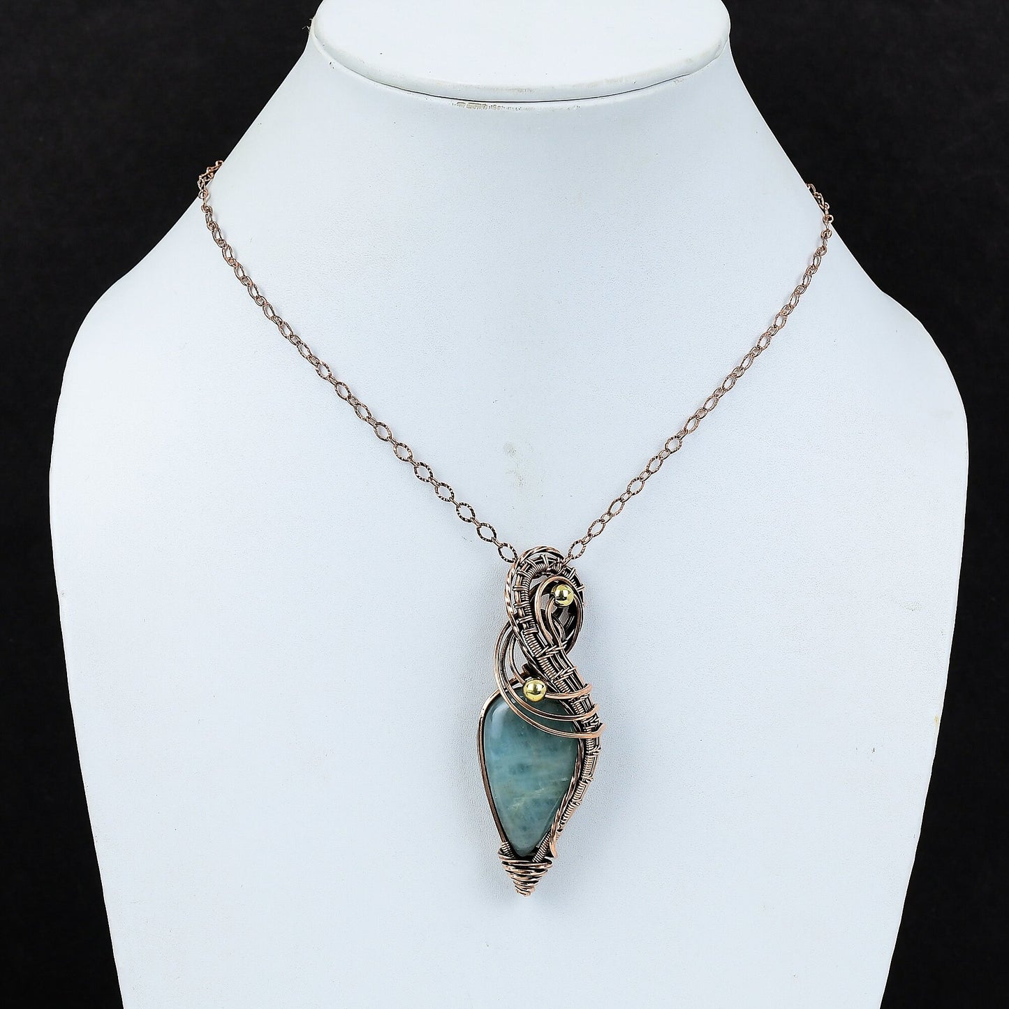 Aquamarine Blue Gemstone Pendant